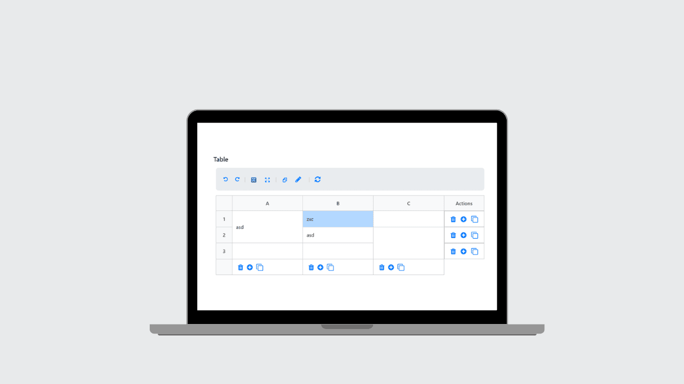 Angular Grid - Spreadsheet app built with Angular